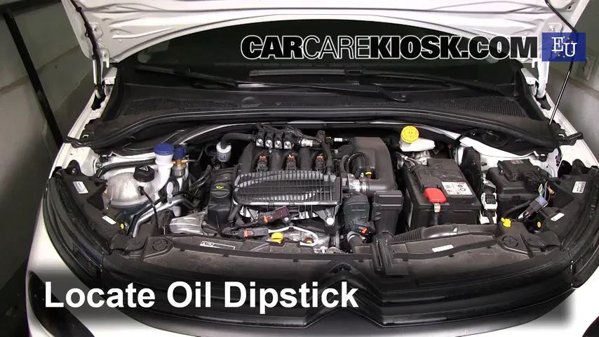 2017 Citroen C3 PureTech 1.2L 3 Cyl. Oil Check Oil Level